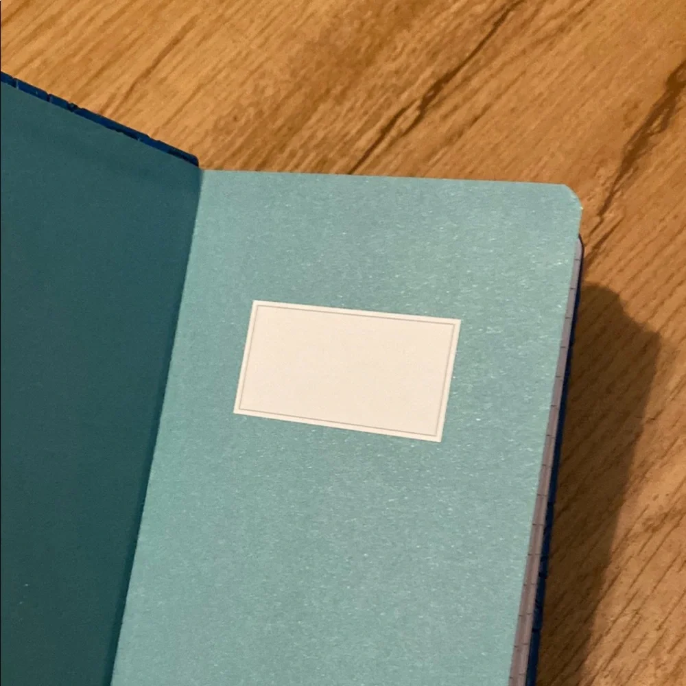 Blue Floral Notebook